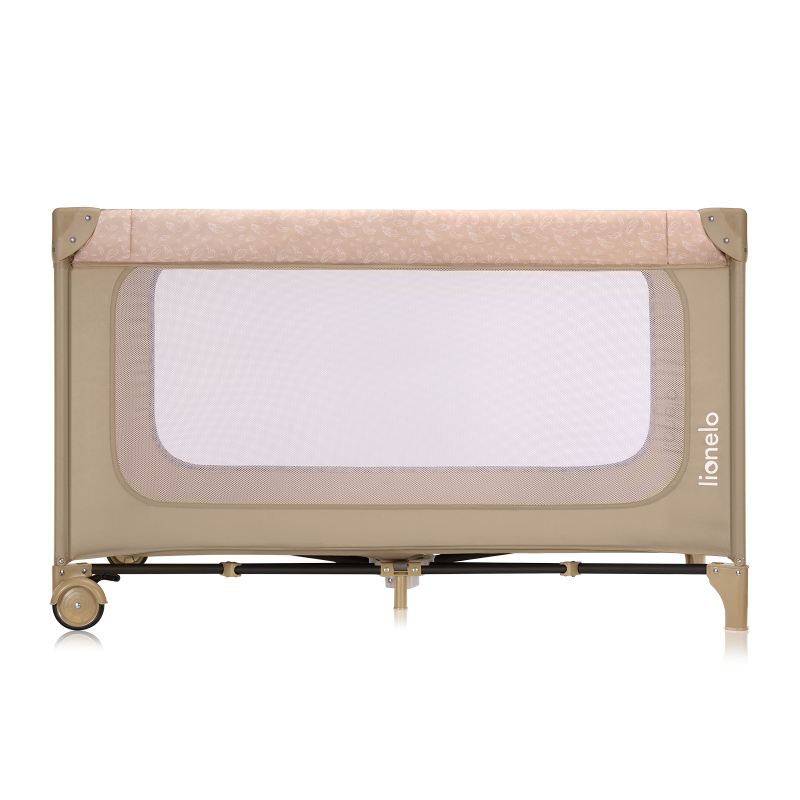 Lionelo Jasmin Easy Fold Beige Sand — Cestovní postýlka