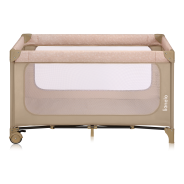 Lionelo Jasmin Easy Fold Beige Sand — Cestovní postýlka