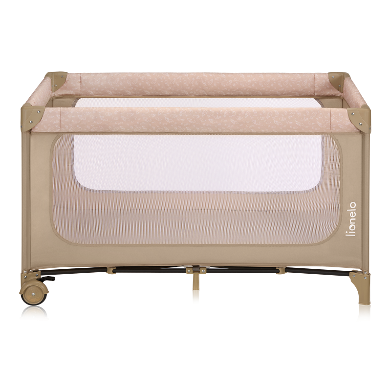 Lionelo Jasmin Easy Fold Beige Sand — Cestovní postýlka