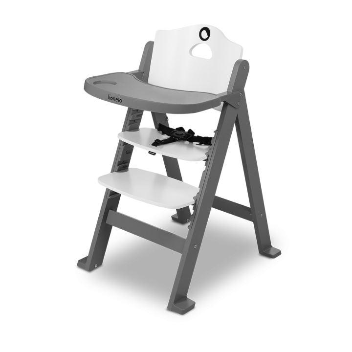 Lionelo Floris Grey Stone — jídelní židlička