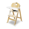 Lionelo Floris White Natural — Jídelní židlička