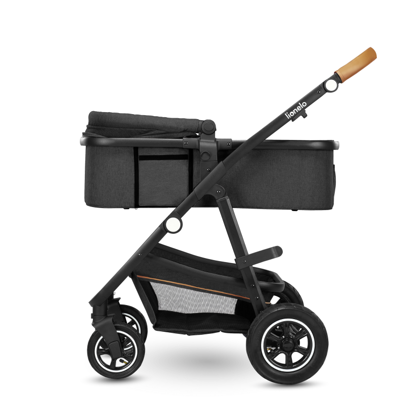 Lionelo Amber 3v1 Grey Graphite — Multifunkční kočárek s autosedačkou