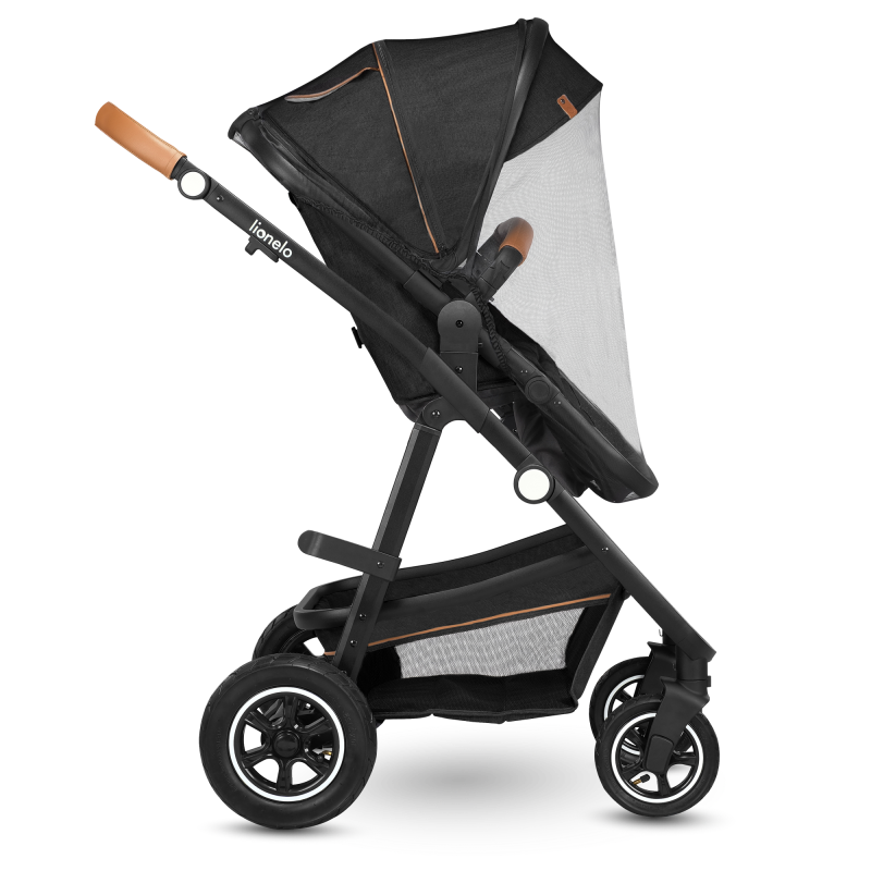 Lionelo Amber 3v1 Grey Graphite — Multifunkční kočárek s autosedačkou