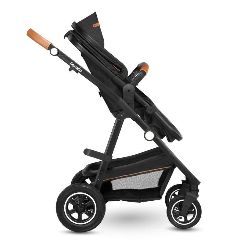 Lionelo Amber 3v1 Grey Graphite — Multifunkční kočárek s autosedačkou