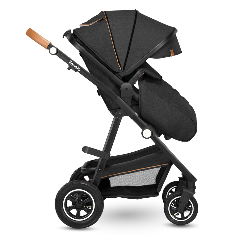 Lionelo Amber 2v1 Grey Graphite — Multifunkční kočárek