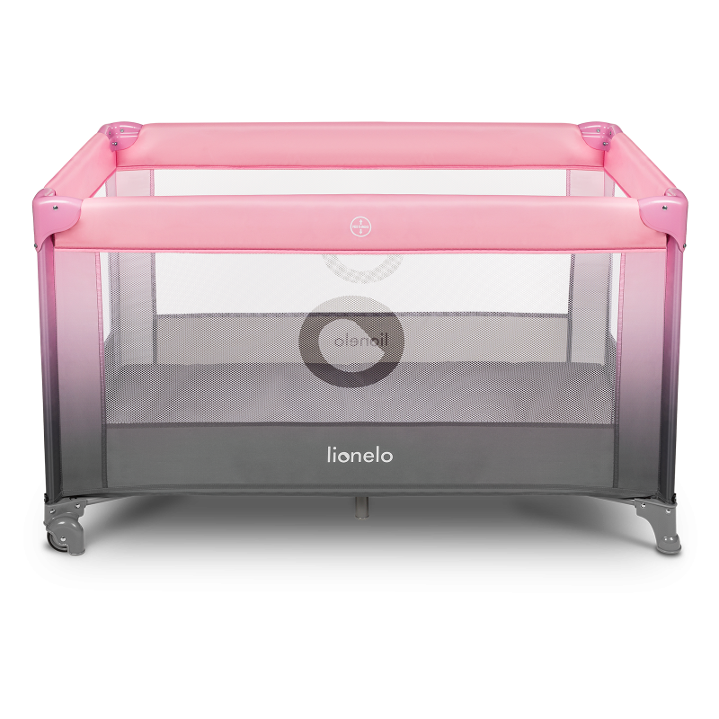 Lionelo Stefi Pink Ombre — Cestovní postýlka