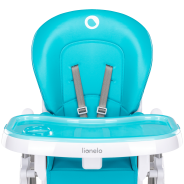 Lionelo Linn Plus Turquoise — Jídelní židlička