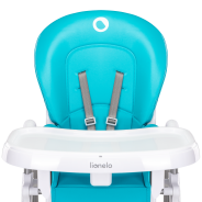 Lionelo Linn Plus Turquoise — Jídelní židlička