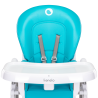 Lionelo Linn Plus Turquoise — Jídelní židlička