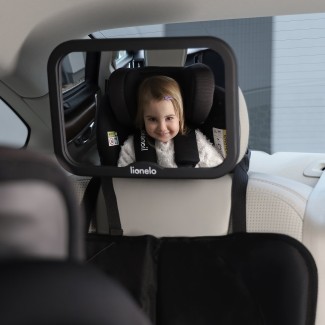 Lionelo Sett Black Carbon —Zrcátko do auta pro sledování dítěte