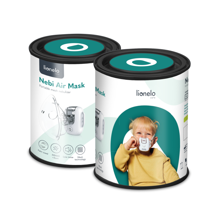 Lionelo Nebi Air Mask White — Inhalátor/nebulizátor