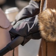 Lionelo Handmuff Black — Rukávníky ke kočárku