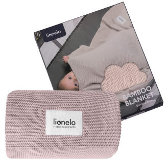 Lionelo Bamboo Blanket Pink — Bambusová dečka