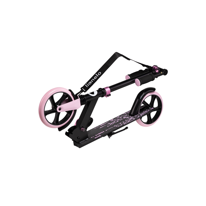 Lionelo Luca Black Carbon Pink — Koloběžka