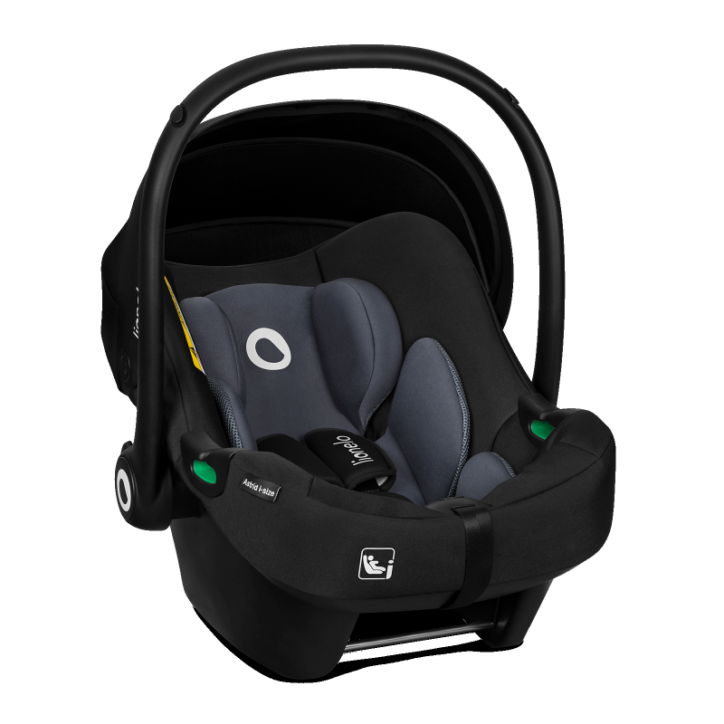 lionelo Astrid i-Size Set Black Grey — Autosedačka se základnou ISOFIX