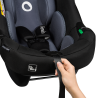 lionelo Astrid i-Size Set Black Grey — Autosedačka se základnou ISOFIX