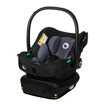 lionelo Astrid i-Size Set Black Grey — Autosedačka se základnou ISOFIX