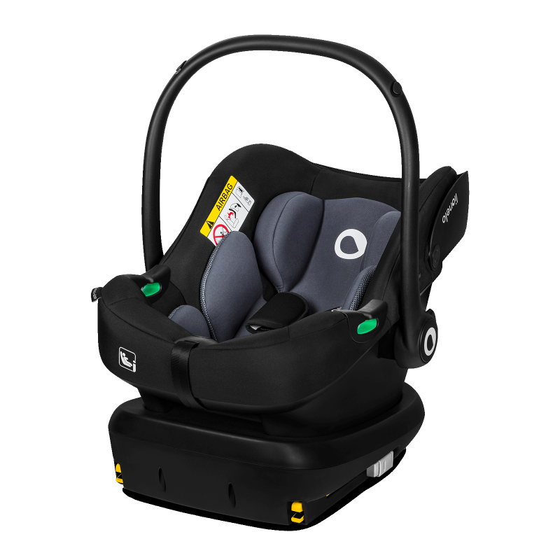 lionelo Astrid i-Size Set Black Grey — Autosedačka se základnou ISOFIX