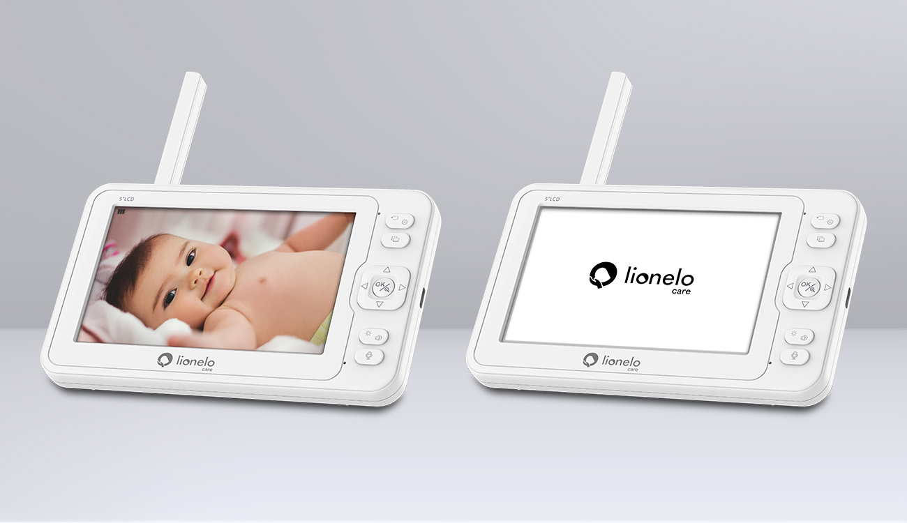 Lionelo Babyline 6.2 White - elektronická chůvička